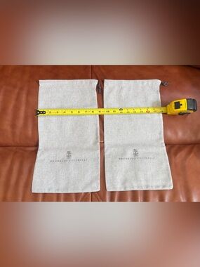 NWOT Brunello Cucinelli Set of 2 Dust Bag